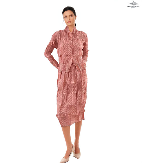 Button Front Origami Jacket - JK1502